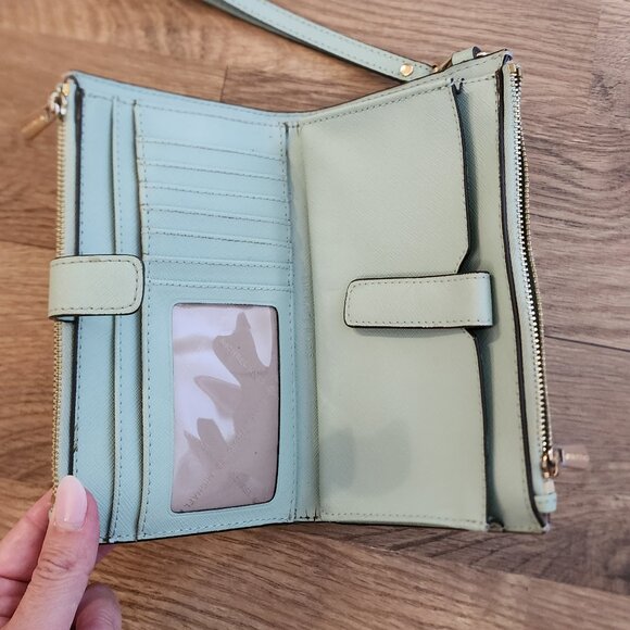 Michael Kors Teal Wallet - Picture 2 of 2